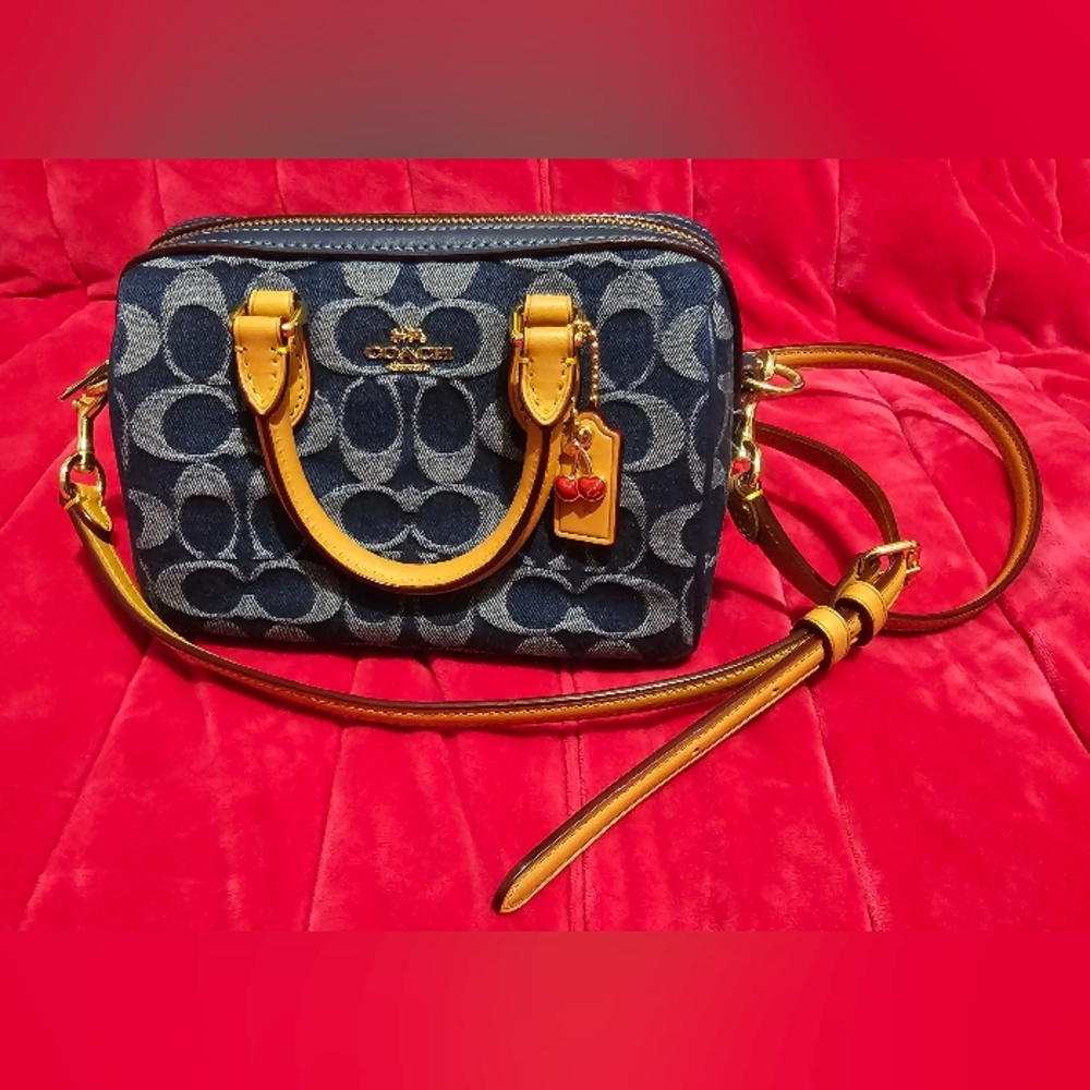 Coach Denim Mini Rowan